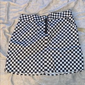 Checkered skirt